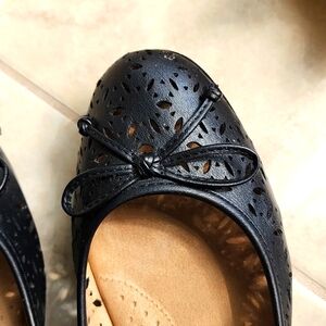 BLACK BALET FLATS sz 9M